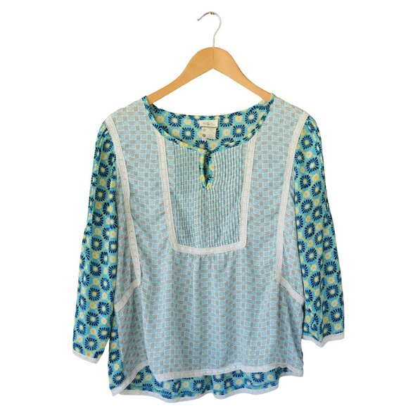 Matilda Jane Blue and White Blouse - Picture 4 of 8